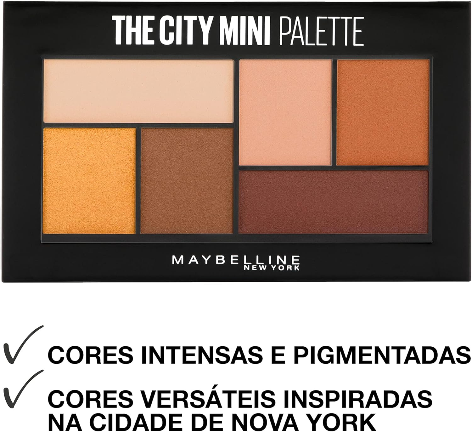 Maybelline New York the City Mini Eyeshadow Palette Makeup, Hi-Rise Sunset, 0.14 Oz. image number 4