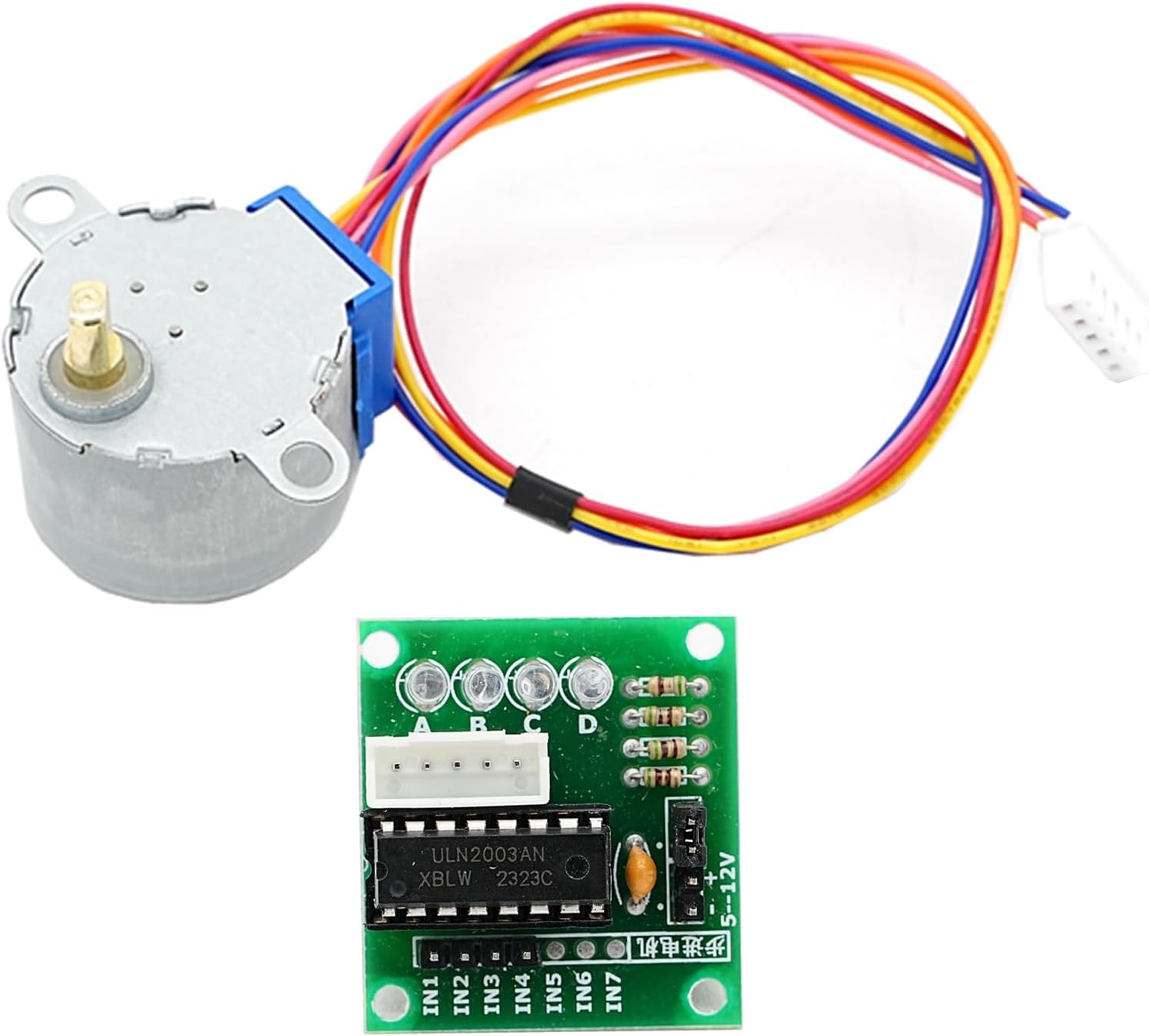 DIGISHUO 3Pcs ULN2003 28BYJ-48 4-Phase Stepper Motor with 5V Drive Board for Arduino PI PIC Raspberry Pi image number 1