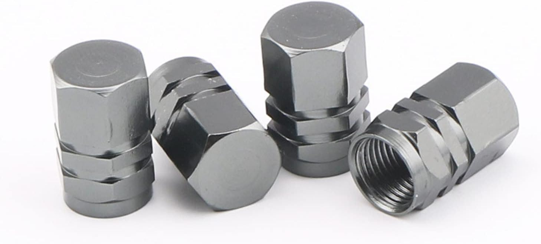 Aluminum Alloy Car Wheel Tire Valve Caps Tyre Rim Stem Covers Airdust Waterproof Compatible with Automobiles Motorcycles Trucks Bikes (Color : Blue 4Caps) image number 3