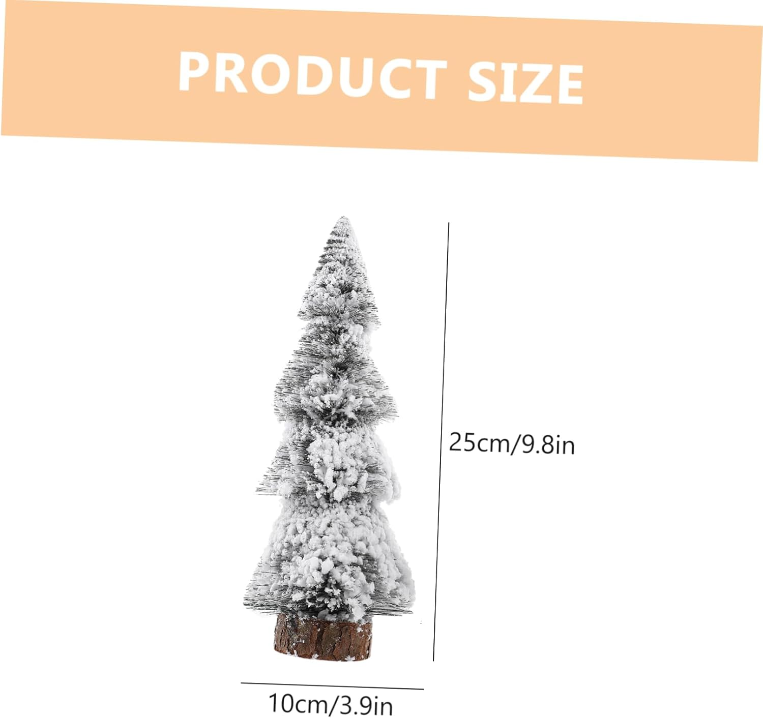 3Pcs Desktop Christmas Tree Ornaments Miniature Pine Trees for Tabletop Artificial Xmas as Home Holiday Decor for Christmas Ornaments and Party Decor image number 4