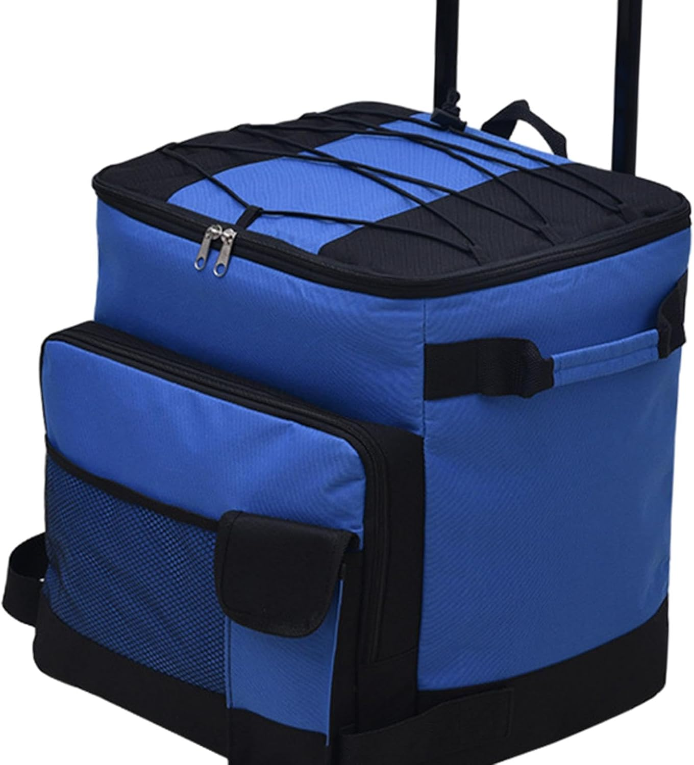 Perfk Rolling Cooler Cart, Cooler Bag Insulated Waterproof Portable Leakproof Wheeled Cooler Collapsible Cool Bag for Beach Summer Cars Travel Home image number 5