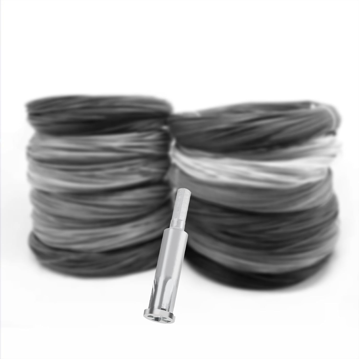 2Pcs Wire Stripping and Twisting Tool, Cable Twisting Tool Drill Chuck Twist Ties Tool Electrical Drill Automatic Wire Stripper Fence Wire Twister Tool for Fixing Loop Fences & Chain Link Fence image number 5