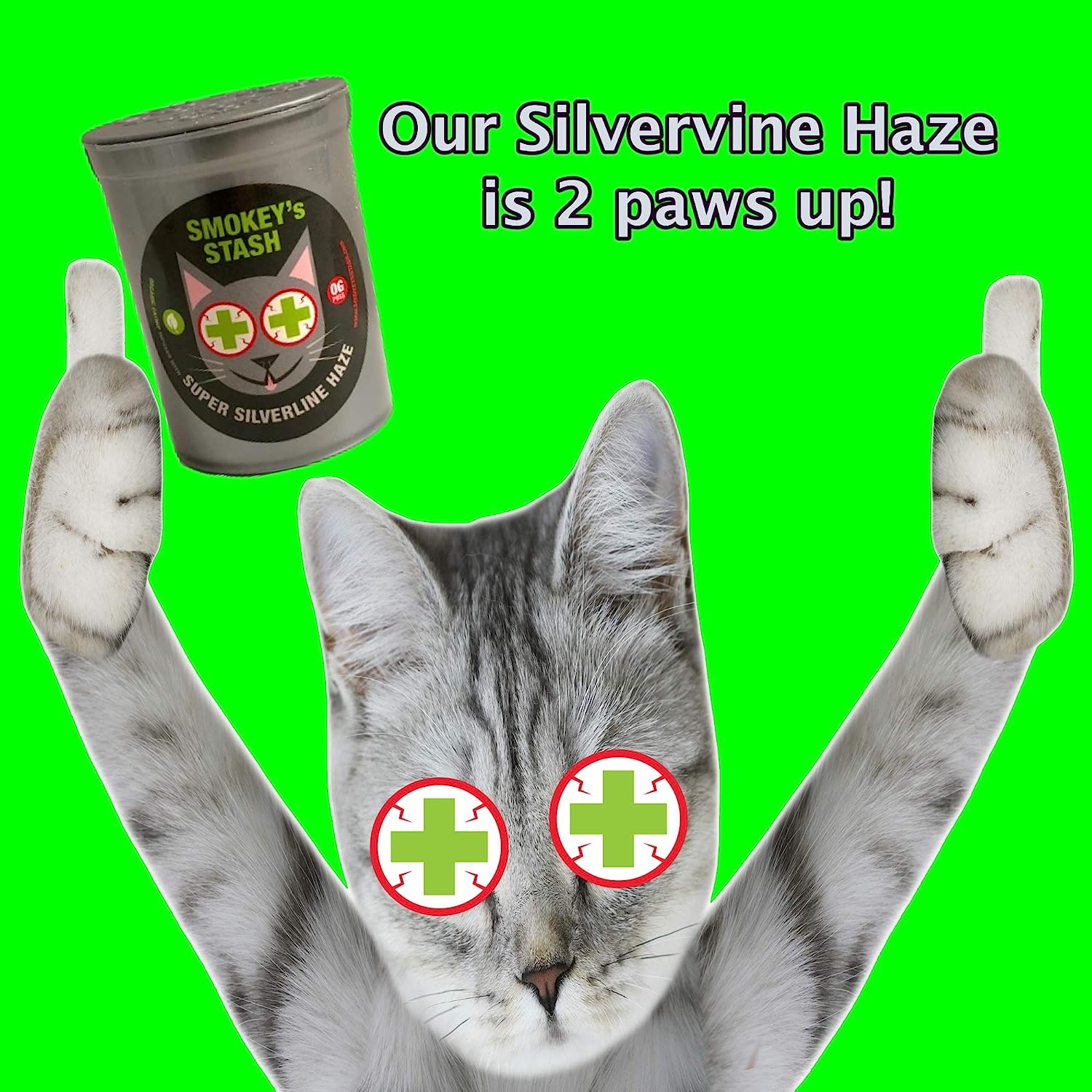 Smokey'S Stash Silvervine Haze Potent Catnip and Silver Vine Blend for Cats image number 3