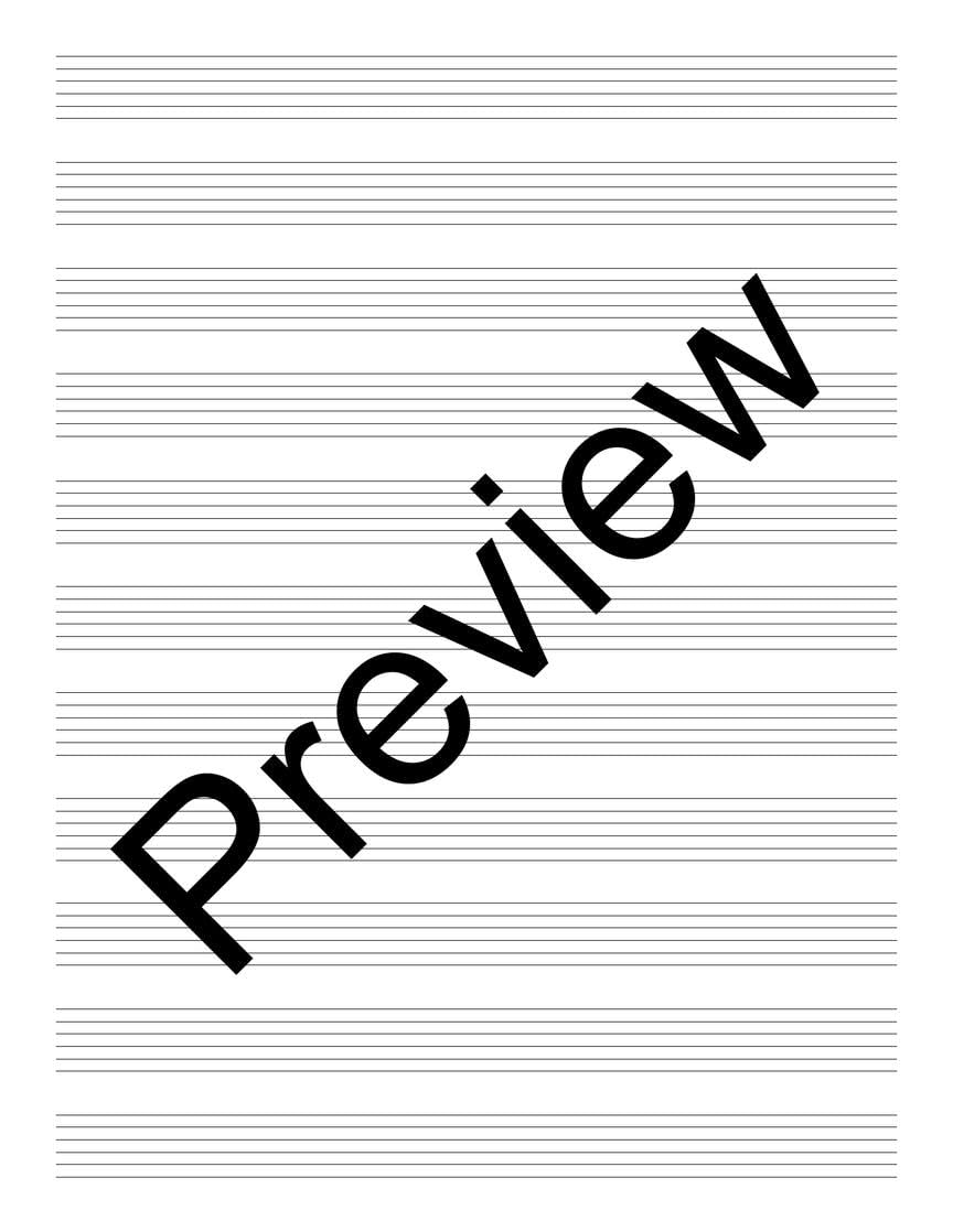 Guitar Tablature Manuscript Paper - Wire-Bound image number 2