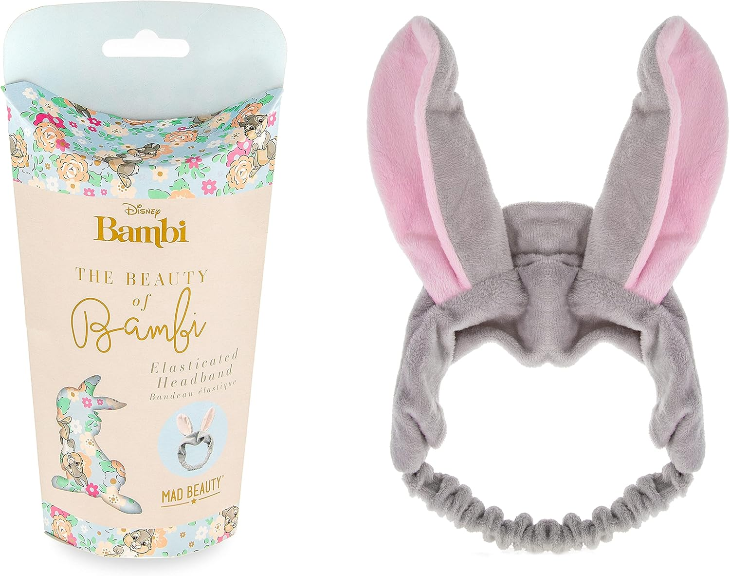 MAD Beauty Disney Thumper Make-Up Headband &ndash; Beauty of Bambi Soft Elastic Design, Keeps Hair Tidy for Make-Up, Creams, and Masks, Gift for All Ages, Tucked Away Out of Face image number 2