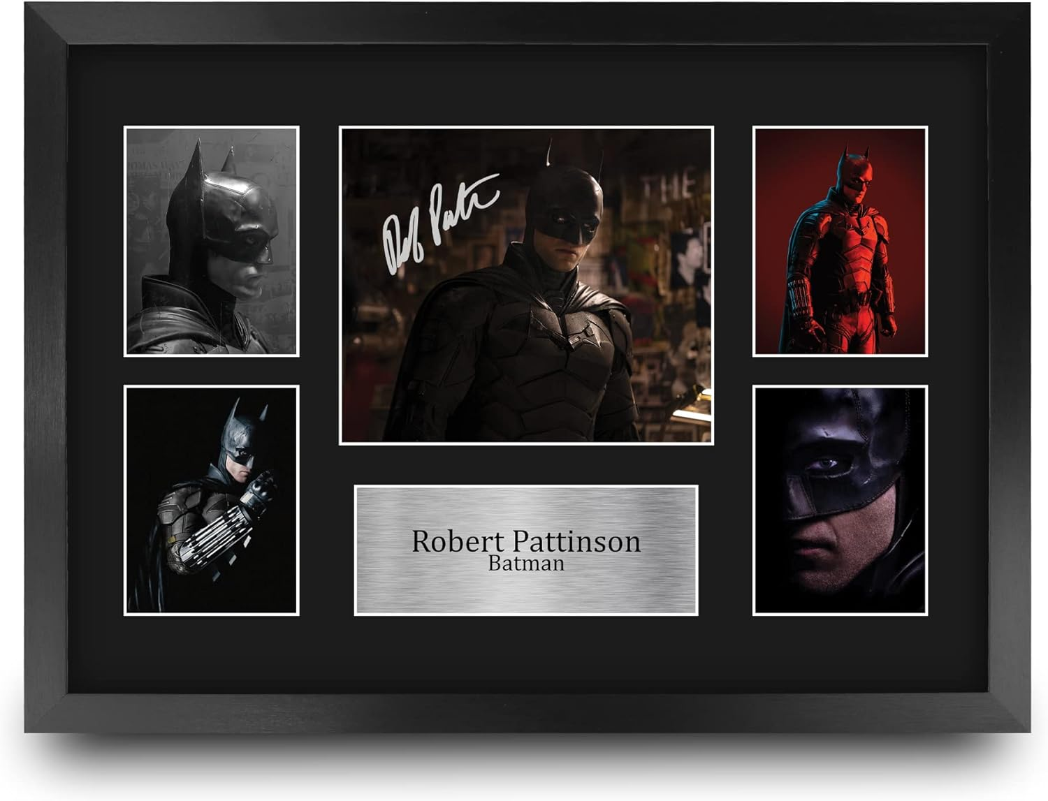 HWC Trading A4 Robert Pattinson the Batman Gifts Printed Signed Autograph Picture for Movie Memorabilia Fans