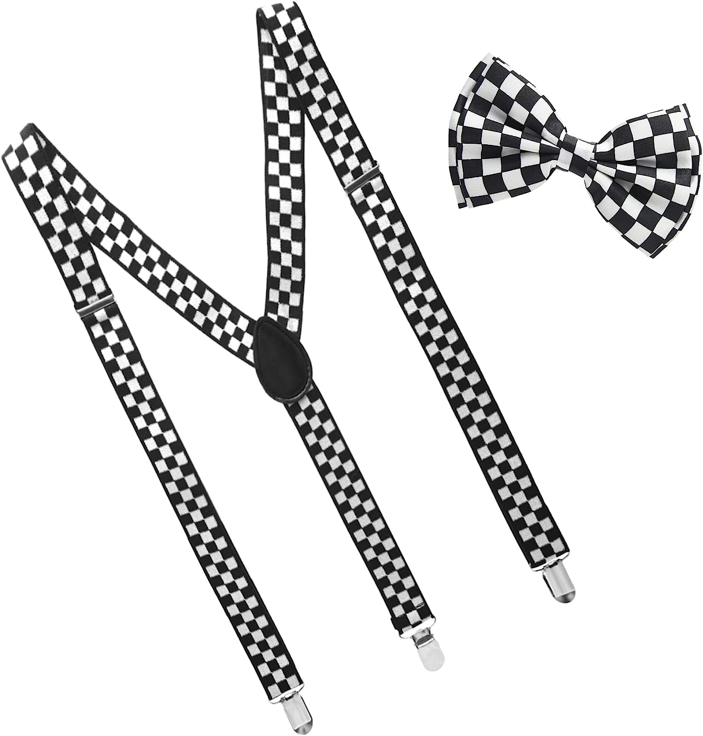 Man of Men - Bowtie & Suspender Set - Patterned Colors