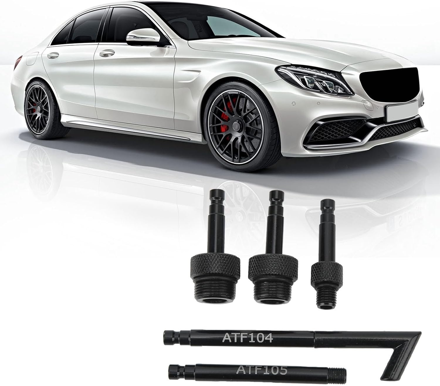 5Pcs ATF Automatic Transmission Oil Adapter Aluminium Fluid Filling Adapter for AISIN 09G 01J CVT Transmission image number 3