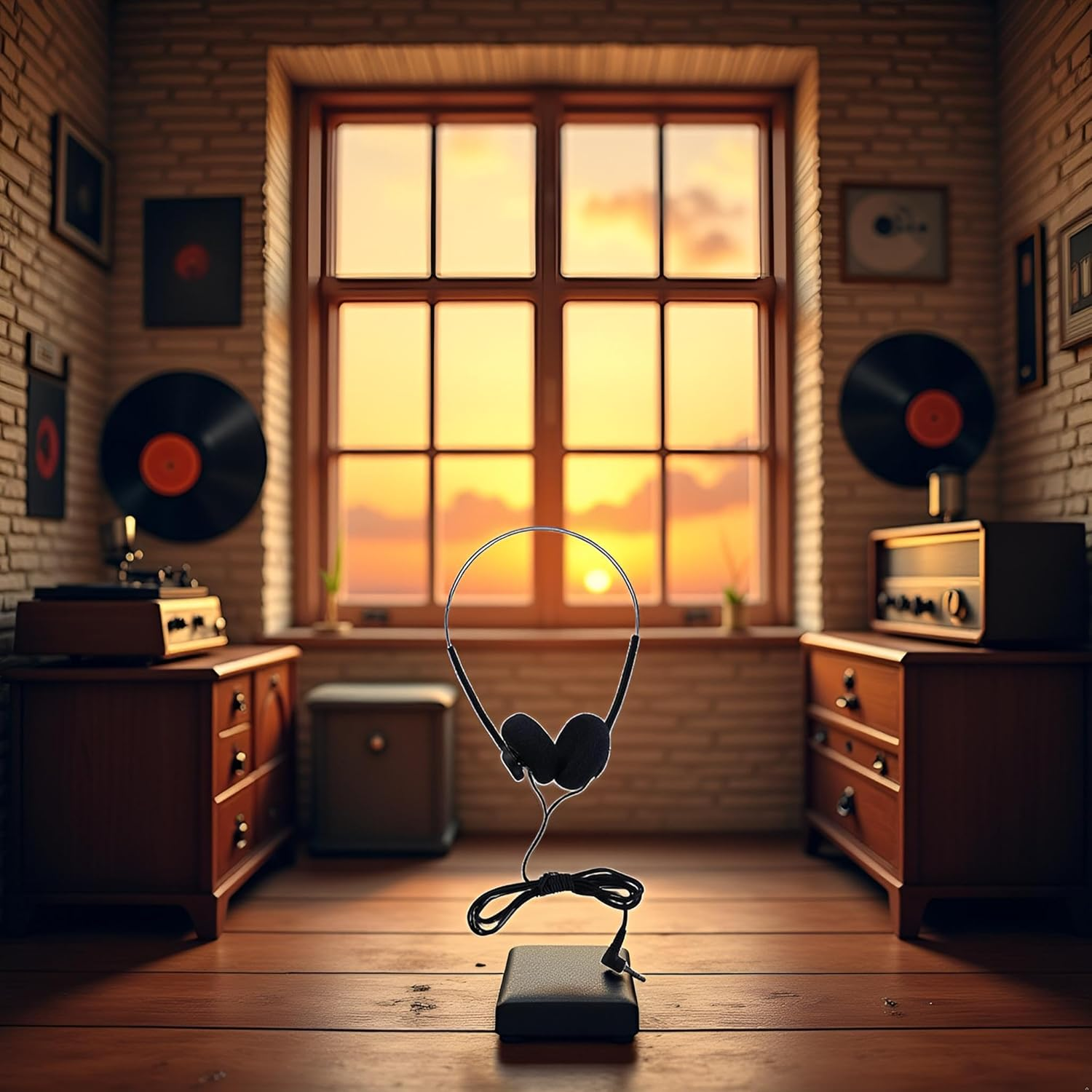 GANPUB Retro On-Ear Headphones,Wired Stereo Headphones,Headphone,Lightweight Portable Headphone with Adjustable Headband On-Ear Earbuds Earbuds and Accessories (Black) image number 4