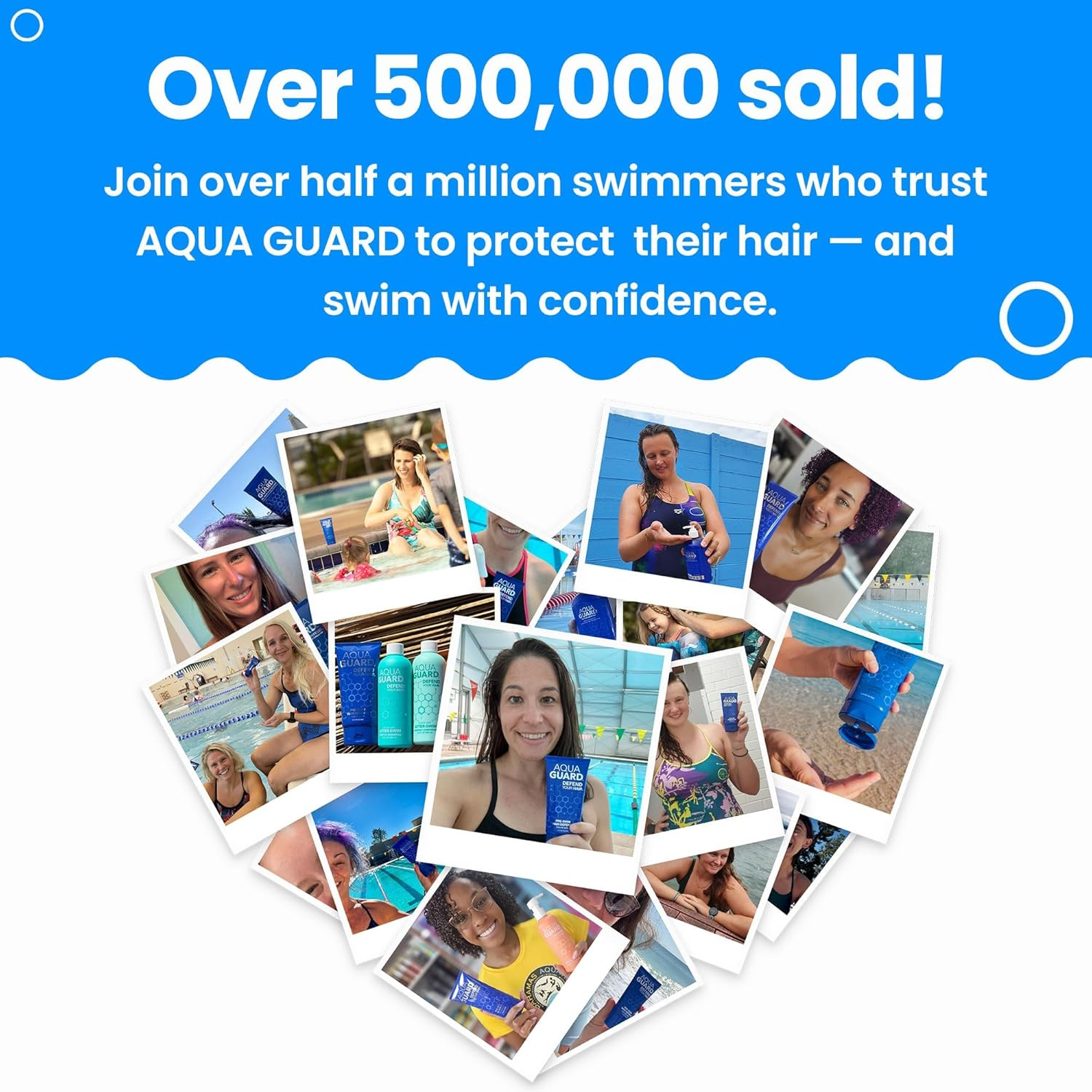 AQUA GUARD Pre-Swim Hair Defense | Prevents Chlorine Damage + Softens Hair | Made in California | Color Safe, Great Scent | 5.3 Oz (2 Pack) image number 1