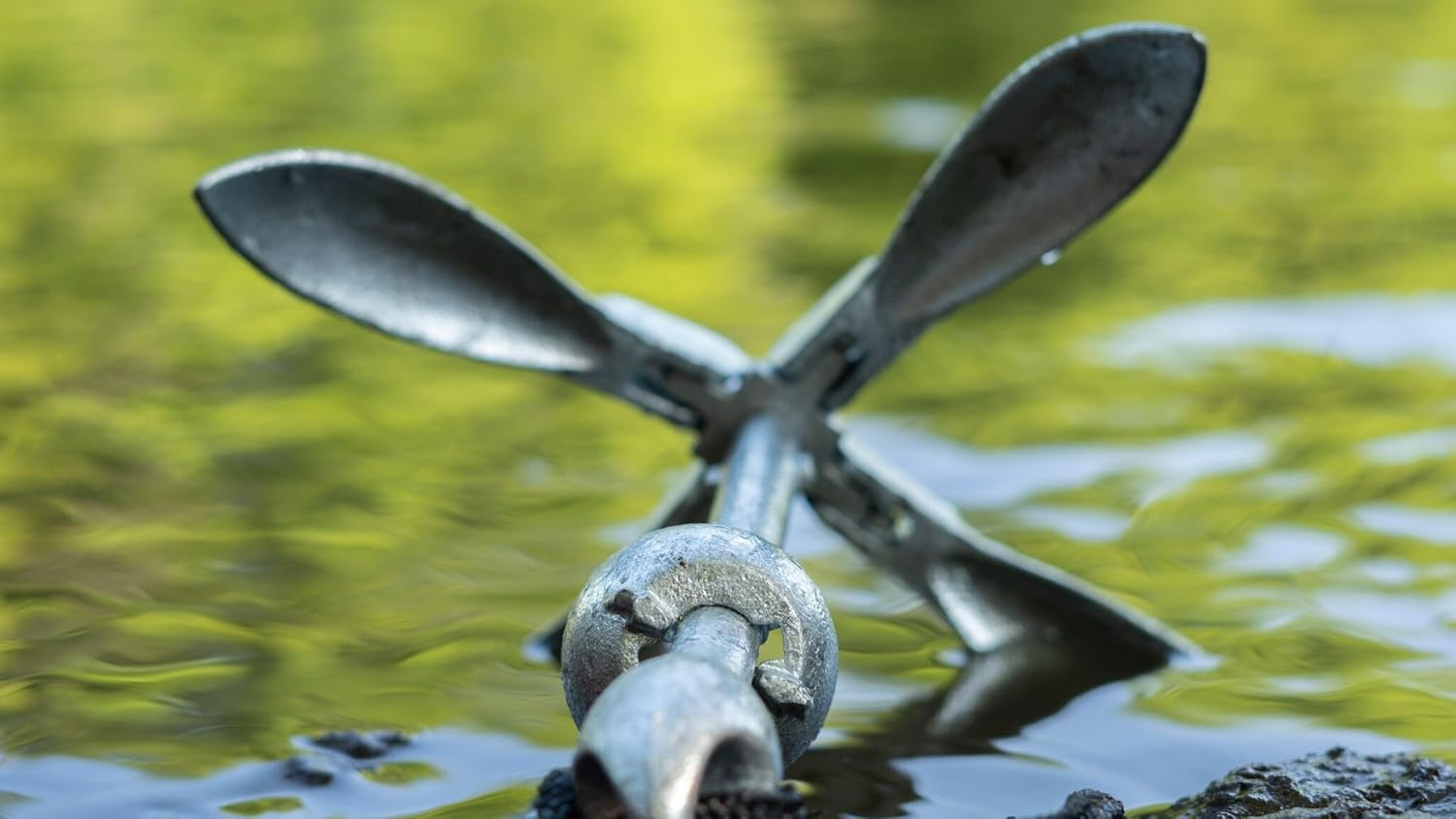 Compact Anchor Kit for Kayak, Canoe, SUP, Inflatables or Small Boats, Foldable Storage Bag, Ideal for Fishing Kayak Boating image number 2