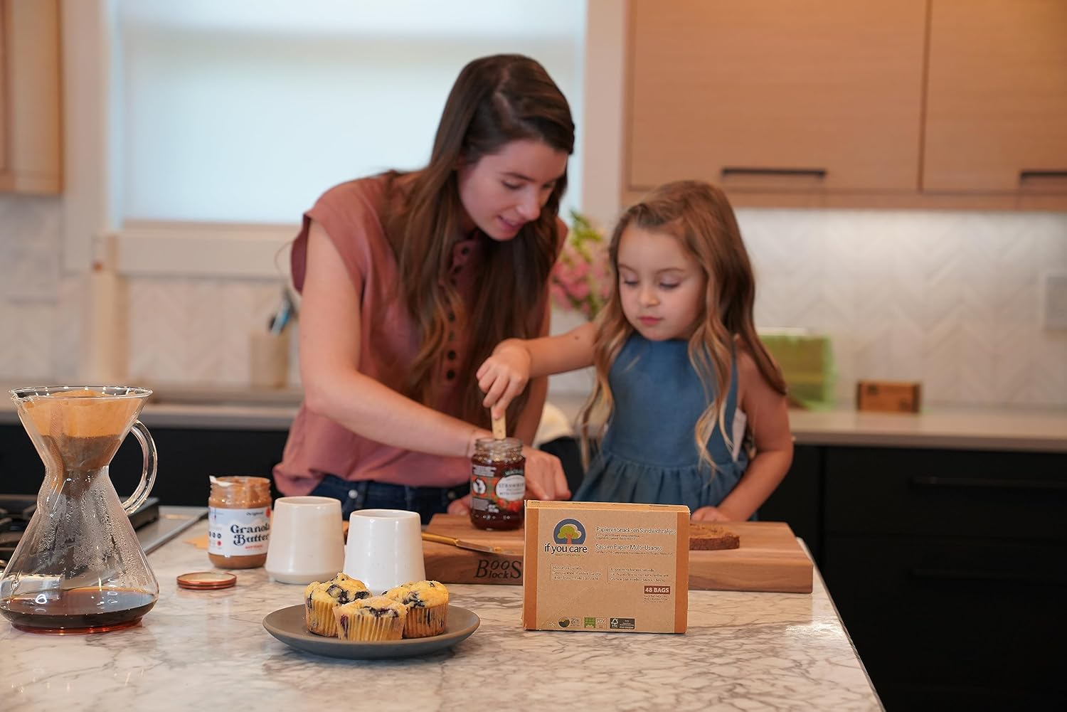 If You Care 100% Unbleached Paper Snack & Sandwich 48 Bags image number 6