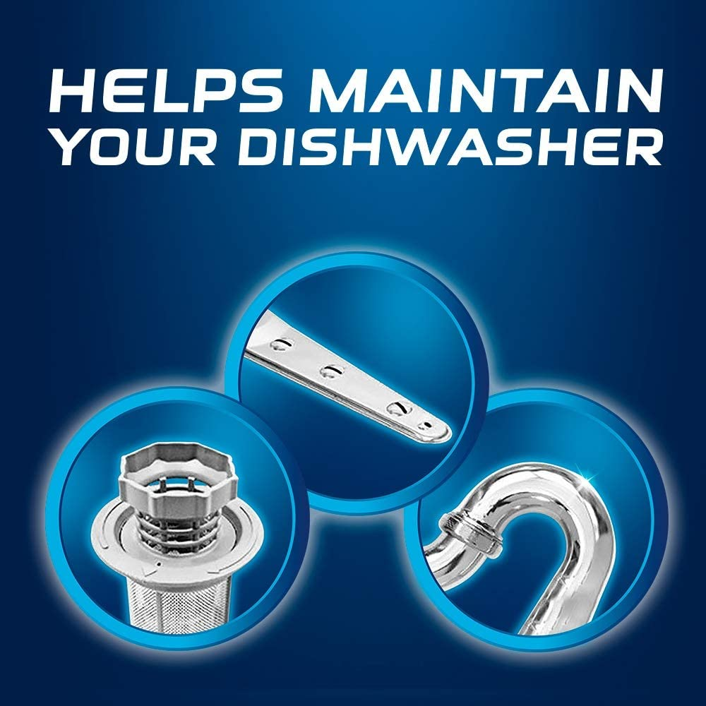 Finish Dishwasher Cleaner, 3 Pouches image number 1