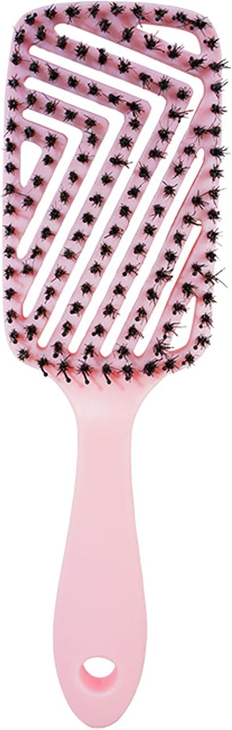 Detangler Hair Brush for Wet and Dry Hair, Comfortable Detangling Brush, Vented and Curved Hair Brush for Women Men Kids