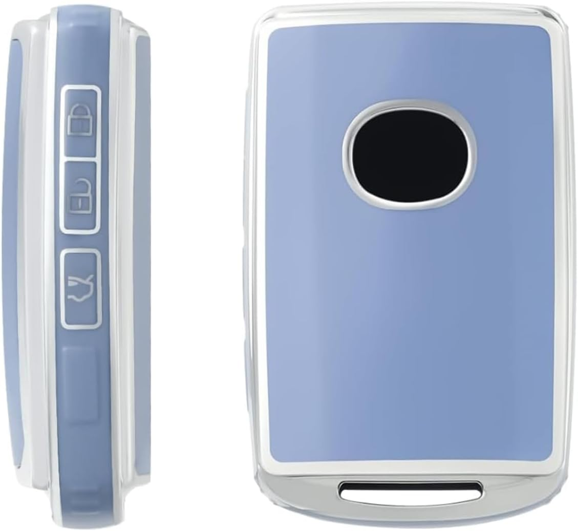 Ontto Key Case Suitable for Mazda 3 6 CX-30 CX-50 CX-60 CX-90 CX-4 CX-5 CX-8 CX-9 MX-5 MX-30 Axela 3 Buttons TPU Car Key Case Key Cover Key Box Accessories White