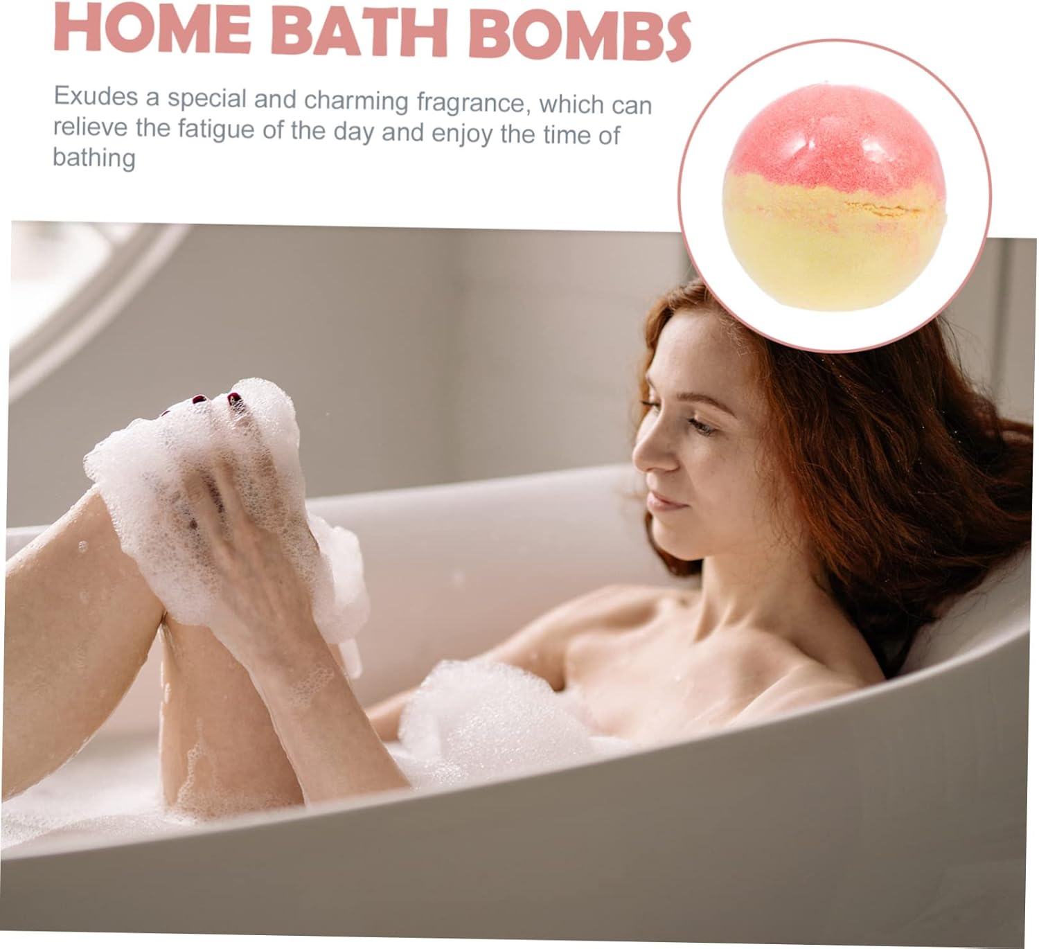 LOLIPPYY Essential Oil Bath Sea Salt Ball for Aromatherapy Spa Bathing Experience Moisturizing Bath for Smooth Skin for Boys image number 2