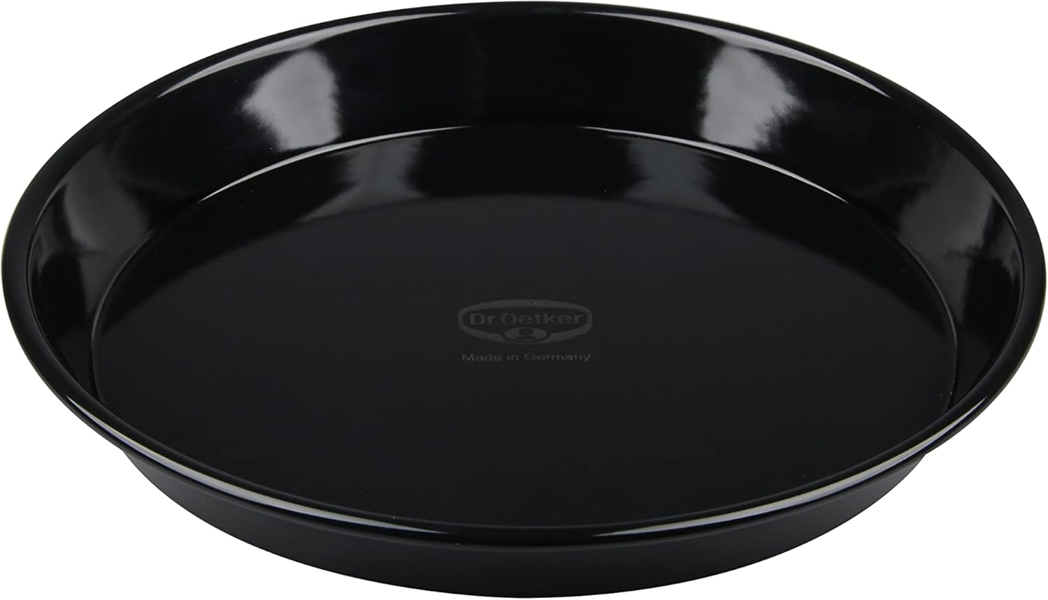 Dr. Oetker Tradition Enamel Cake/Pizza Tray - Premium Baking Tray 28 X 28 X 3 Cm, Heat Resistant, Durable & Versatile - Top Diameter 28 Cm