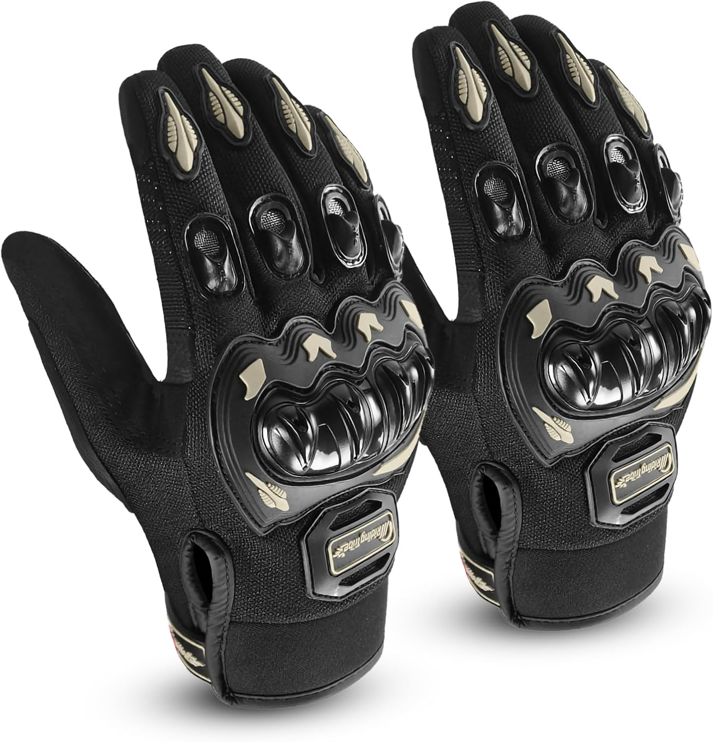 Motorcycle Gloves Winter Cold Weather Warm Touchscreen Waterproof Windproof Protective Gear Motorcycle Gloves for Men and Women, Full Finger Motorbike Gloves