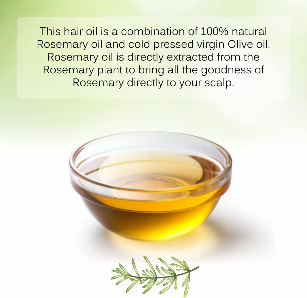 Vedic Naturals Rosemary Oil & Olive Oil - 200Ml | 100% Pure & Natural | for Hair Growth & Anti-Dandruff image number 5