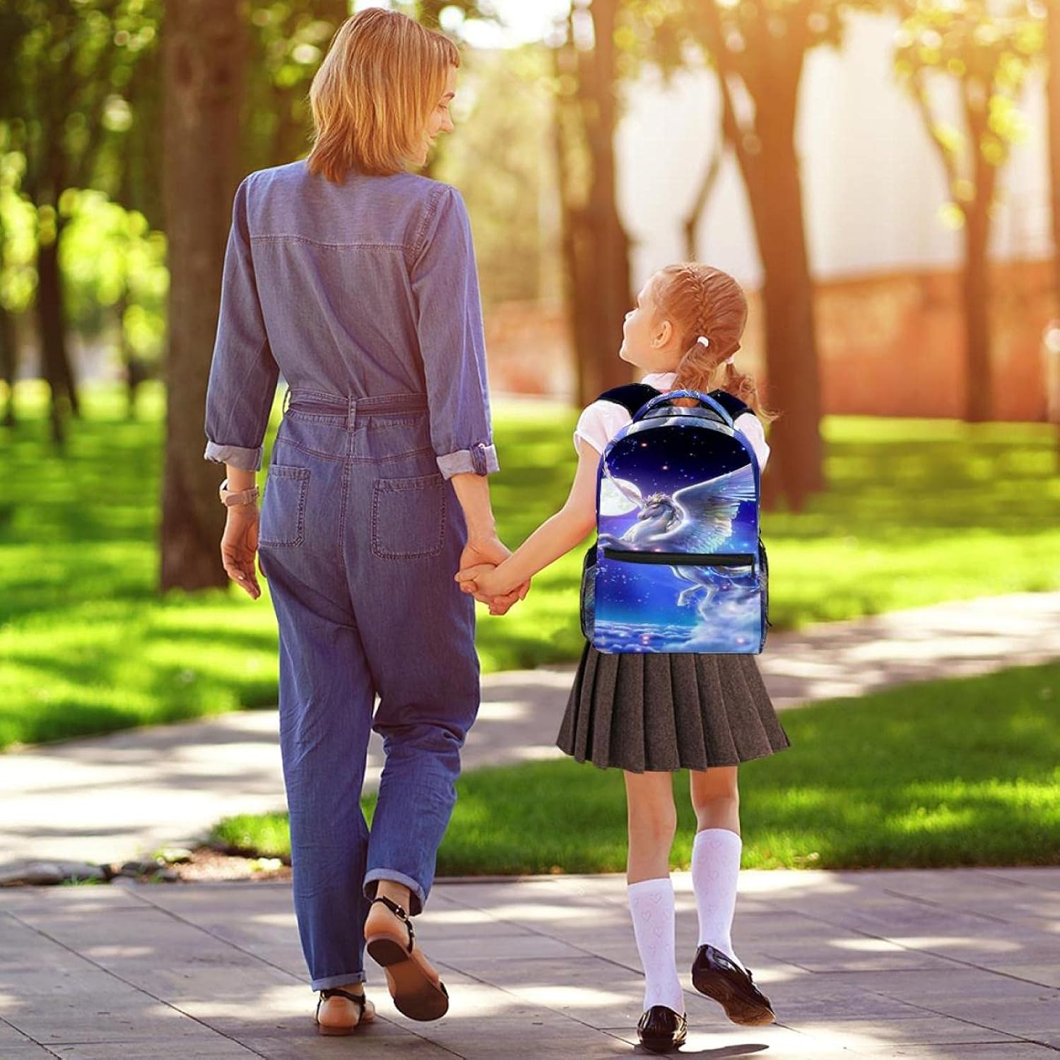 Unicorn Backpack Students Shoulder Bags Travel Bag College School Tote Backpacks