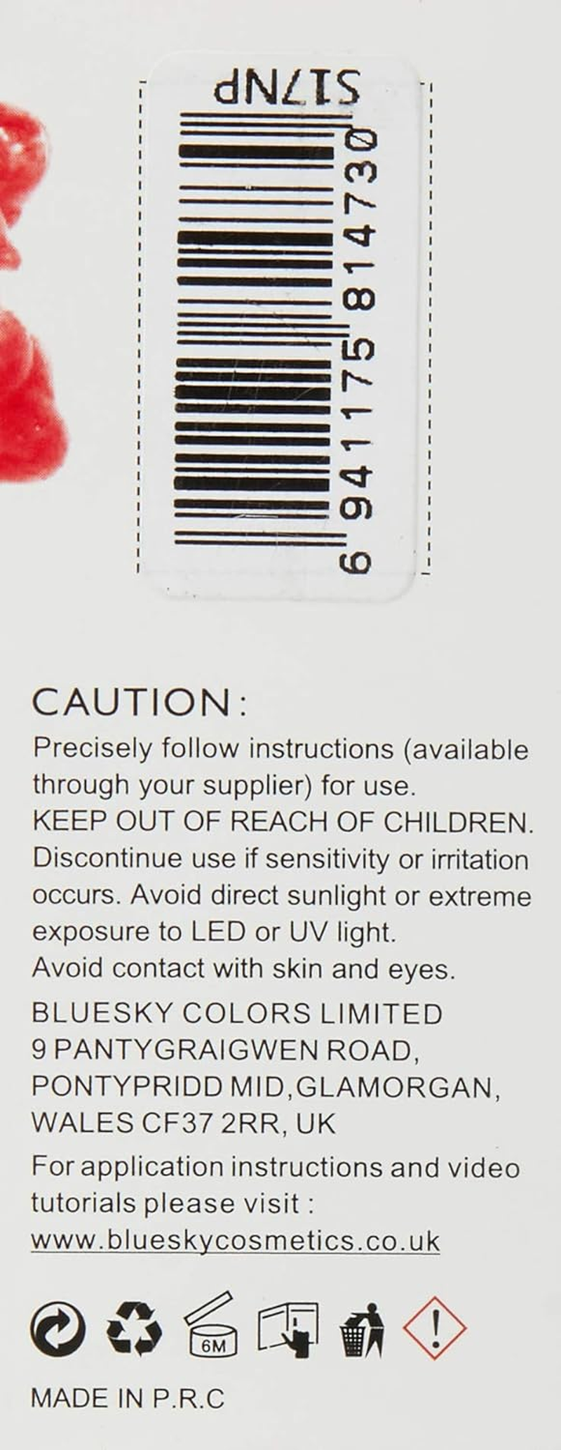 Bluesky Gel Polish Tropical Fish Confetti, 15Ml