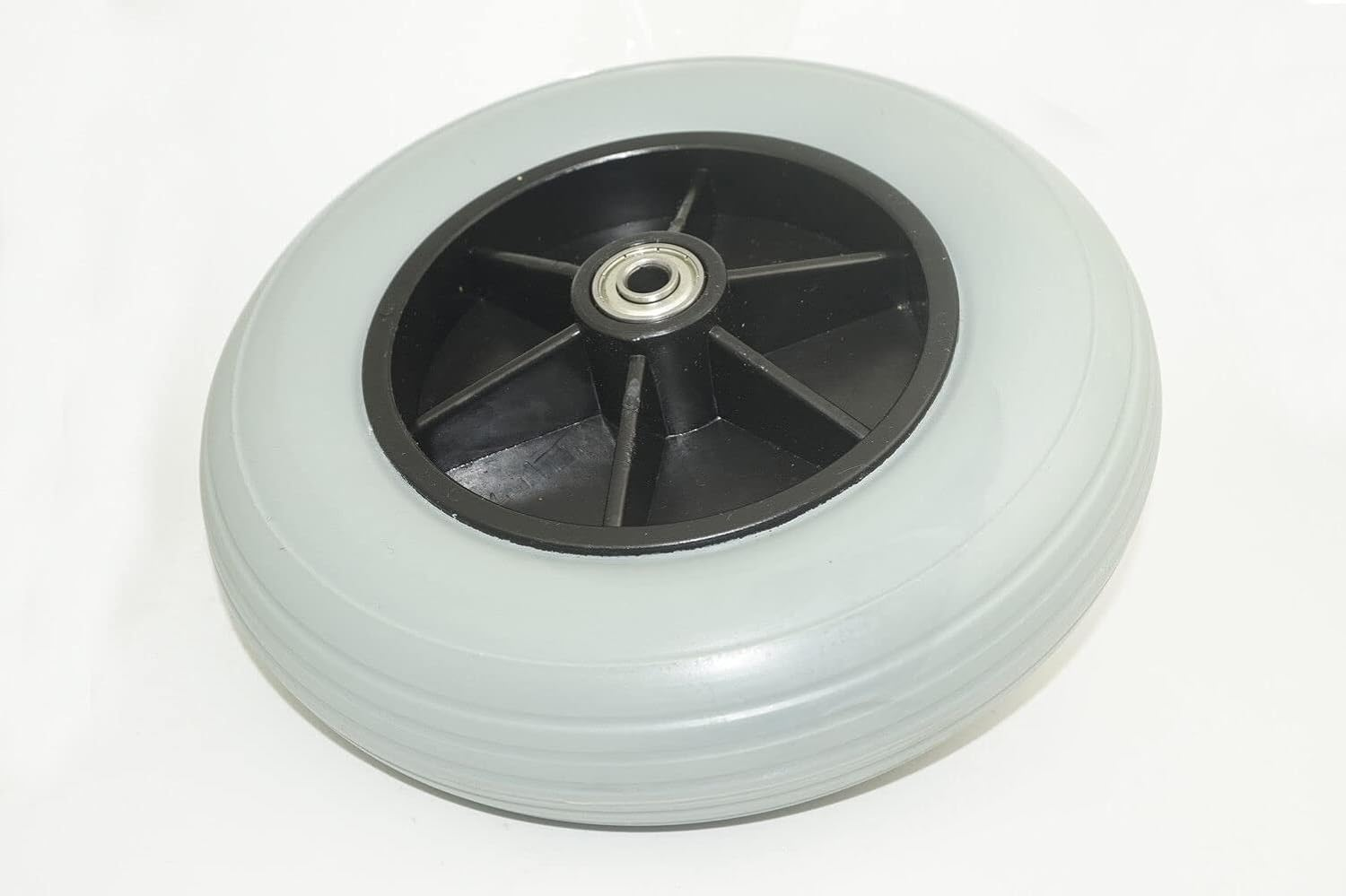 8" X 2" (200X50) Caster Solid Rubber Front Rear Caster Tires Wheels Assembly for Many Standard Wheelchairs Powerchairs/Electric Wheelchair Replace image number 6