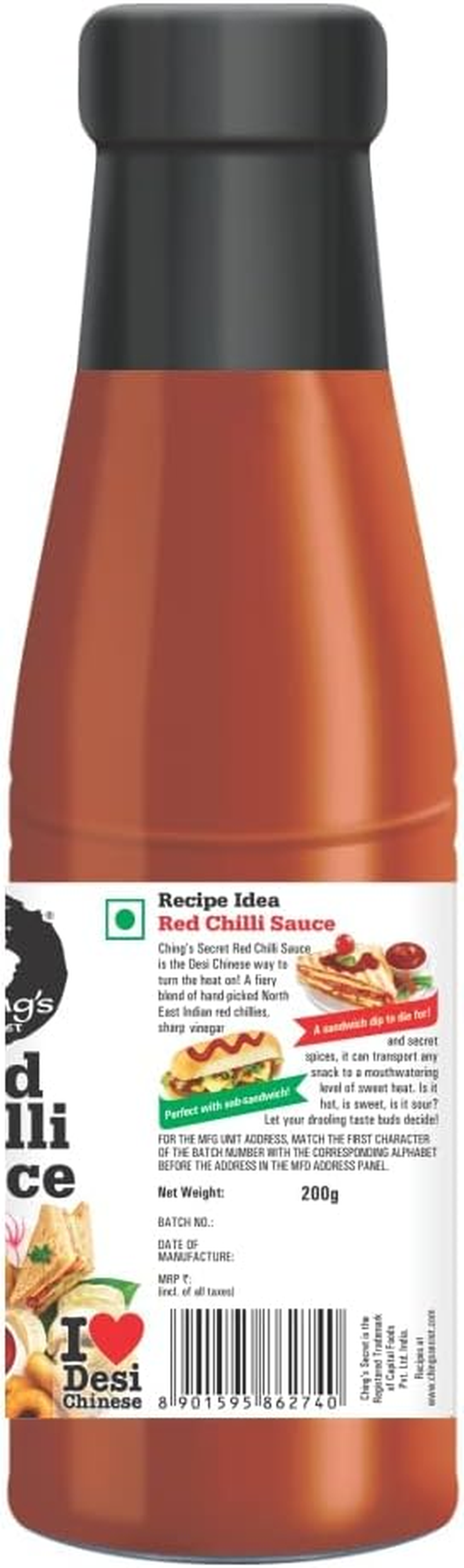 Ching'S Red Chilli Sauce 200 Ml image number 4