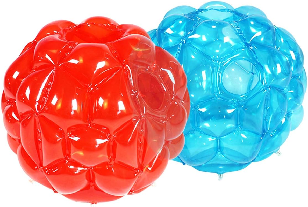 2 St&uuml;ck Lawn Bumper Balls, Kinder Hinterhof Spiele Erwachsene Patio B&auml;lle, Spielplatz B&auml;lle Rasen Ballons, Gro&szlig;e Aufblasbare Sommer Outdoor-Spielzeug image number 1
