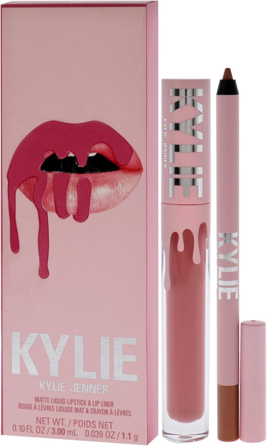 Kylie Cosmetics Matte Lip Kit - 808 Kylie for Women 2 Pc 0.10Oz Matte Liquid Lipstick, 0.039Oz Lip Liner image number 3