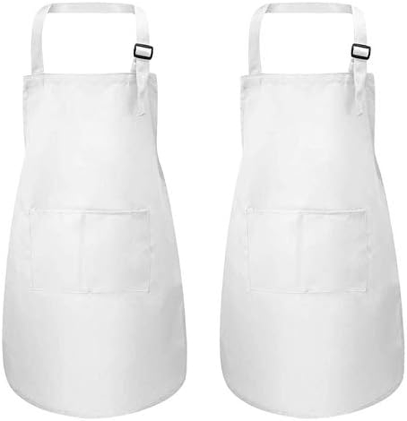 Oidnvay 10-Piece Children'S Apron and Chef Hat Set Adjustable Children'S Kitchen Apron for Cooking and Painting image number 1