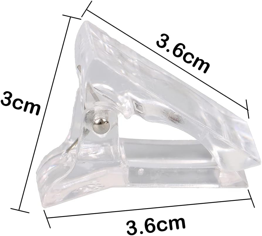 5PCS Nail Tips Clip Clamps for Poly Gel Quick Building Extension Builder Tool AU image number 2