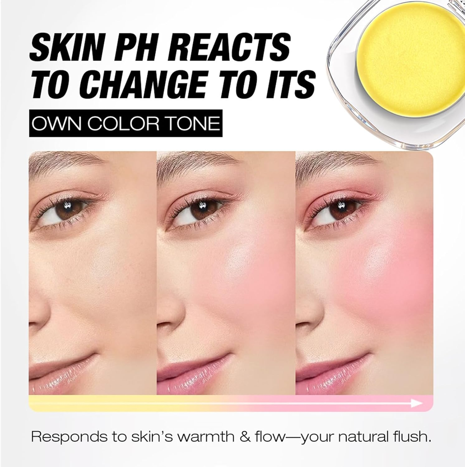 Blush for Cheeks - 6G Hydrating Highlighter,Cheek Blush,For Beauty Cosmetics Skin Women Girl Daily Natural Look image number 5