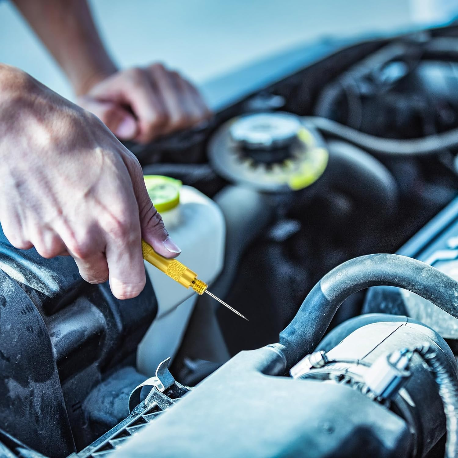 Carburetor Cleaning Kit, Carbon Dirt Jet Remove Cleaner, 26 Cleaning Wires Set, 20 Cleaning Needles 10Nylon Brushes 2 Sharp Pick, for Motorcycle ATV Moped Welder Carb (8 SETS) image number 4