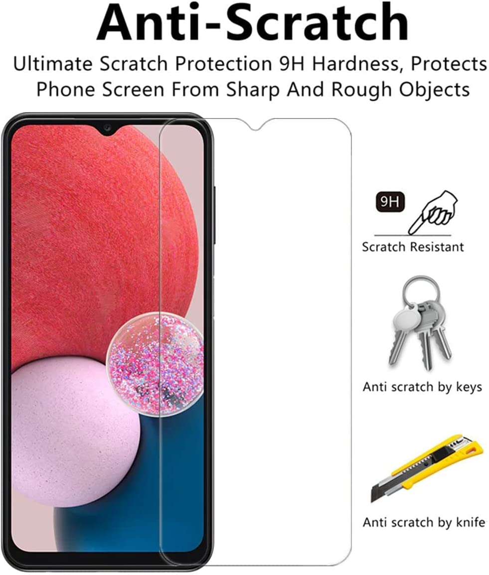 [3-Pack] T Tersely 9H Tempered Glass Screen Protector for Samsung Galaxy A14 4G/5G, Case Friendly, Ultra-Clear, Shatterproof Anti-Scratch Film Screen Protector