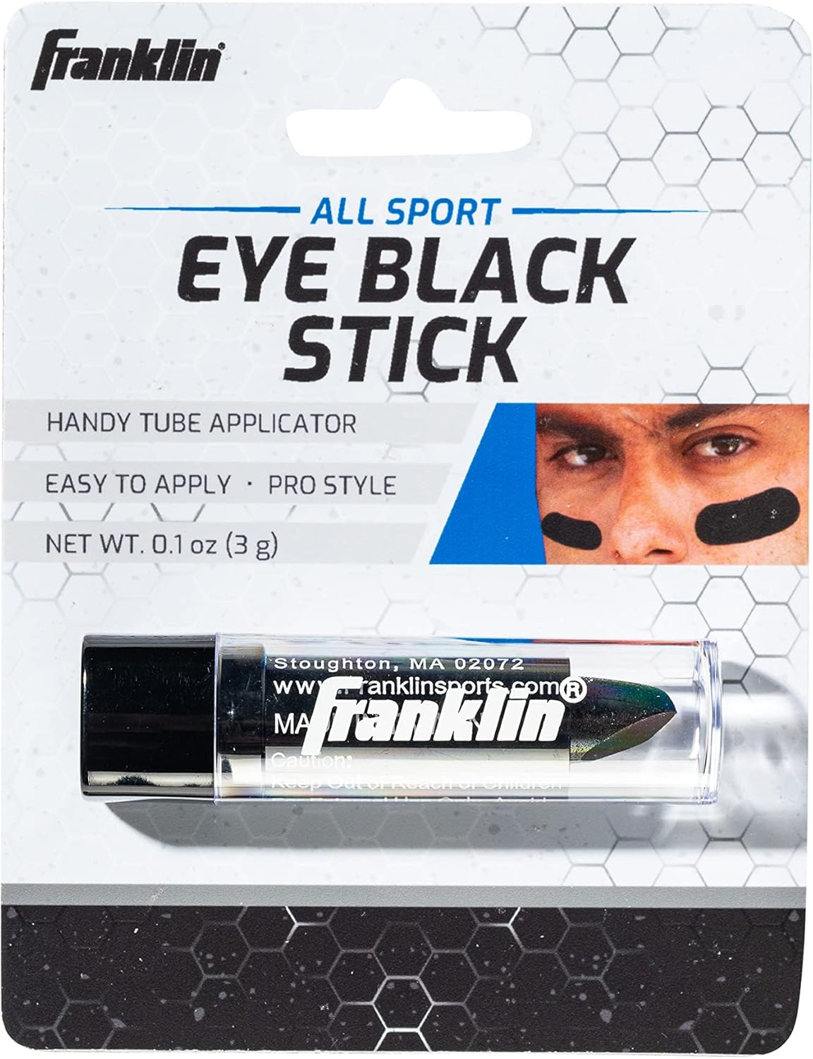 Franklin Sports Standard Eye Black, OSFM image number 6