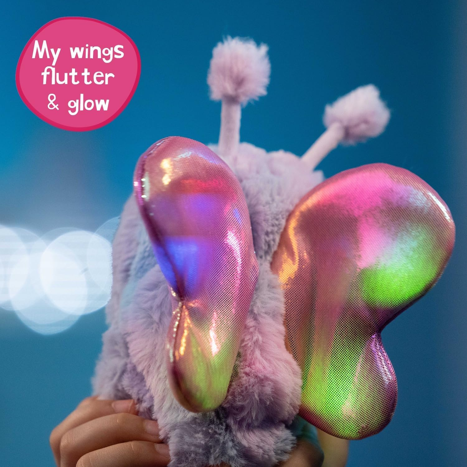 Curlimals Flutter Wonders Bella Bear Interactive Soft Toy image number 2