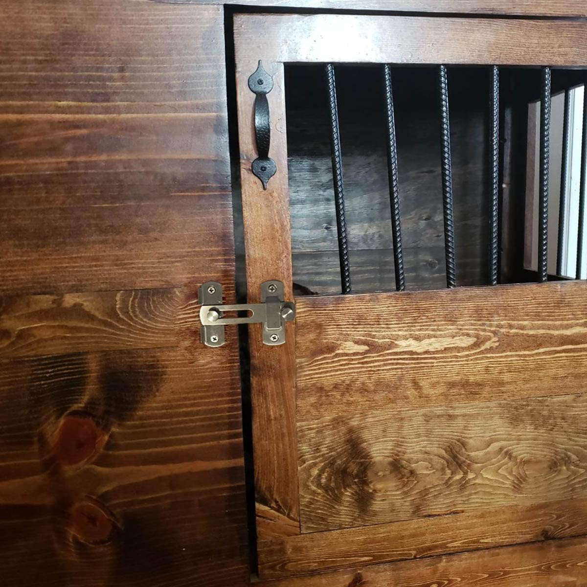 2Pcs Stainless Steel Gate Latches Barn Door Lock,Flip Lock Latch, Suitable for Door and Window Slide Lock Barn Door(Silvery) image number 3