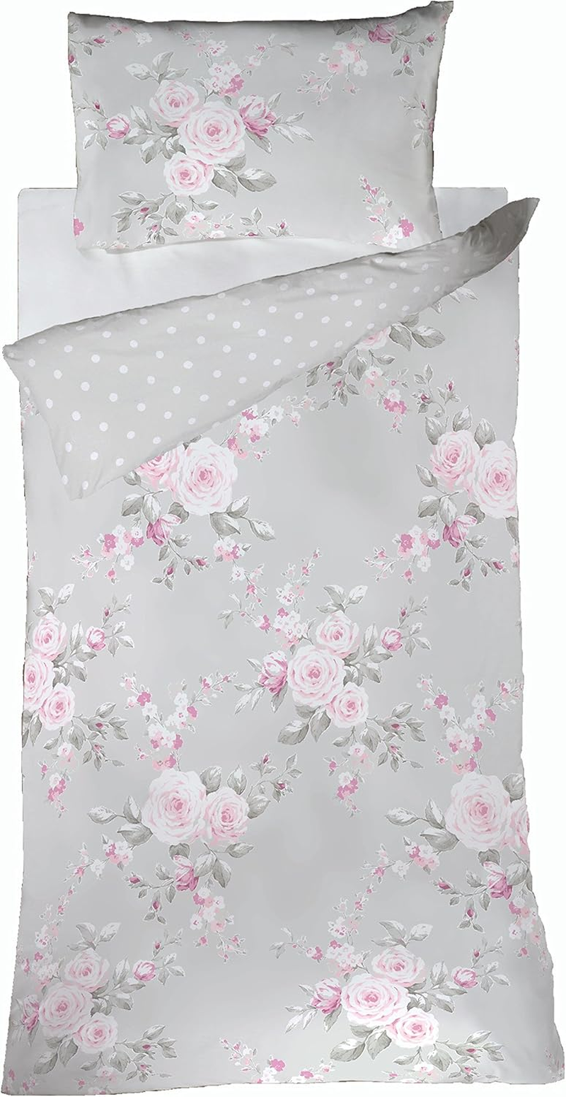 Canterbury Grey Duvet Cover 135 X 200 + 80 X 80 + 2 Pillowcases Neutral 50 X 70 Cm image number 3