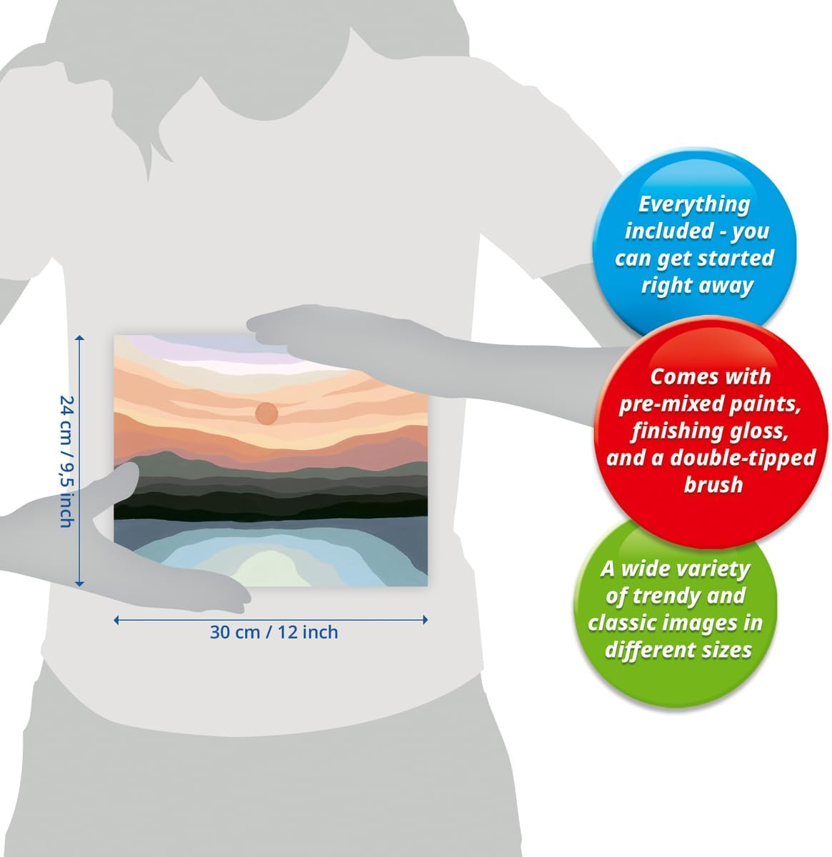 Ravensburger Malen Nach Zahlen 23515 - Minimalistic Landscape - Ab 12 Jahren image number 5