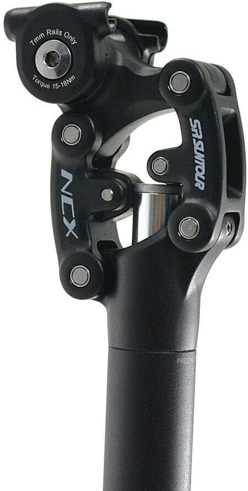 SR Suntour SP12 NCX Suspension Seat Post with Protective Cover 31.6X400Mm,Black, VK2353 image number 6