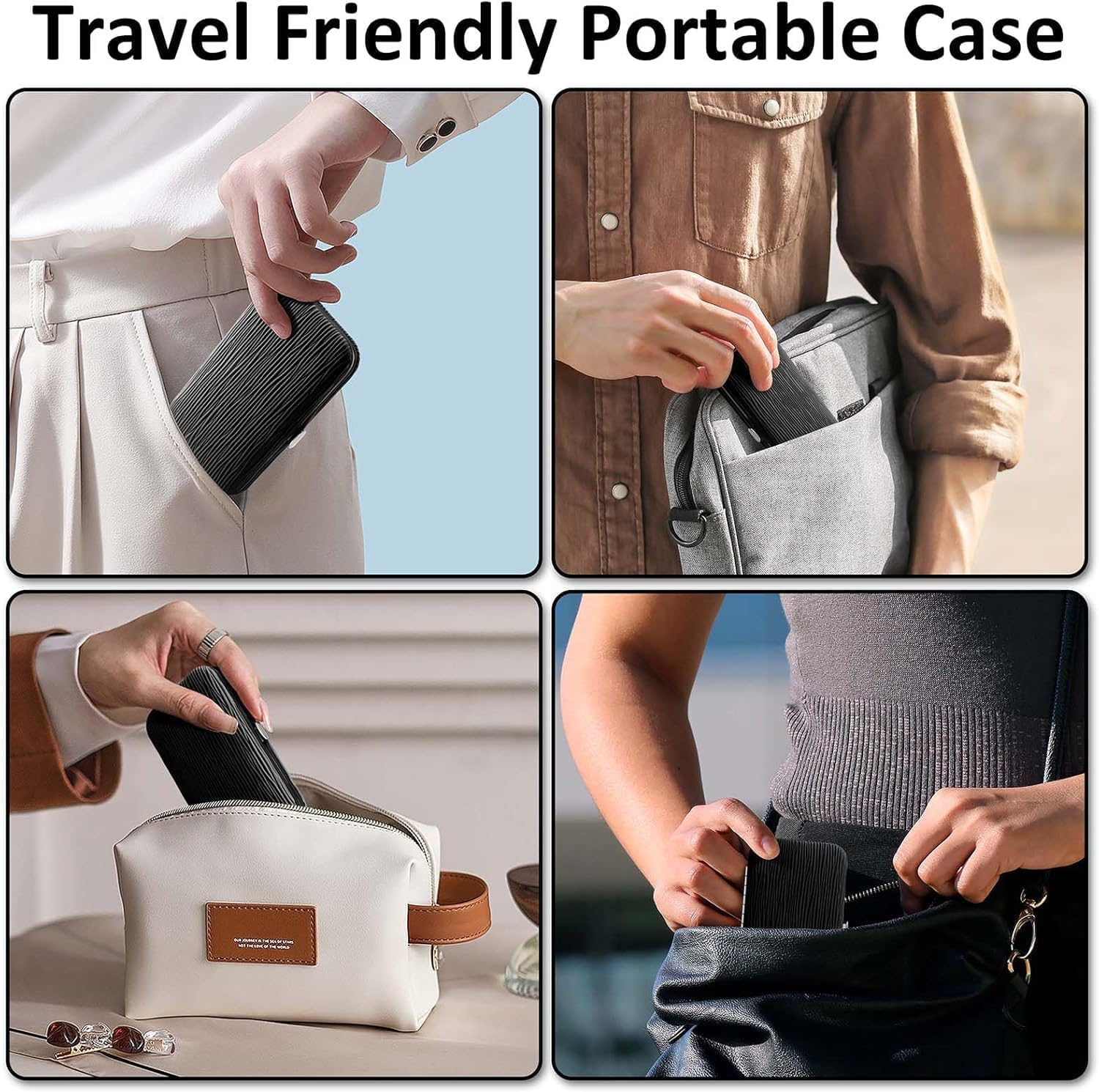 Manicure Set, 10 Pcs Nail Kit, Black Professional Manicure Pedicure Kit, Grooming Kit, Men'S Nail Clipper Sets, Stainless Steel Nail Cutter Tools with Luxurious Travel Leather Case image number 5