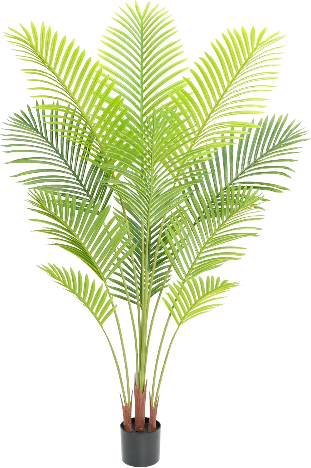 160Cm Artificial Areca Palm Tree &ndash; Realistic Faux Tropical Plant with Pot Indoor or Outdoor Use 160Cm (12 Leaves), for Home & Office D&eacute;cor &ndash; No Maintenance image number 3
