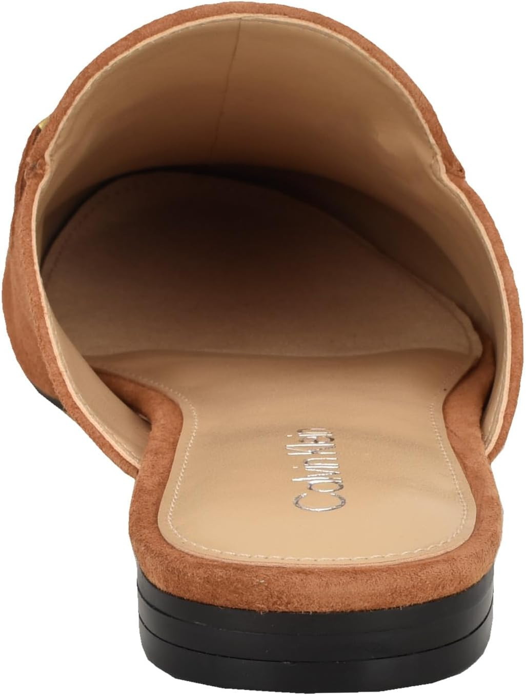 Calvin Klein Womens Sidollmule, Medium Natural 102, 9 image number 3