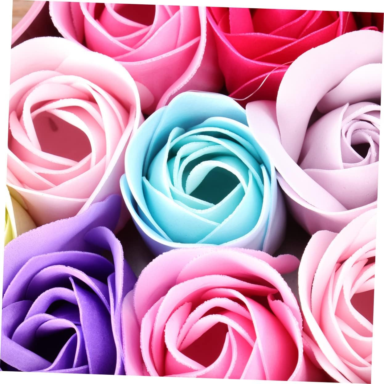 MERRYHAPY Creative Rose Flower Soap Elegant Soap Flowers Each for Mother Day Special Occasions Sweet-Scented Unique Present for Loved image number 5