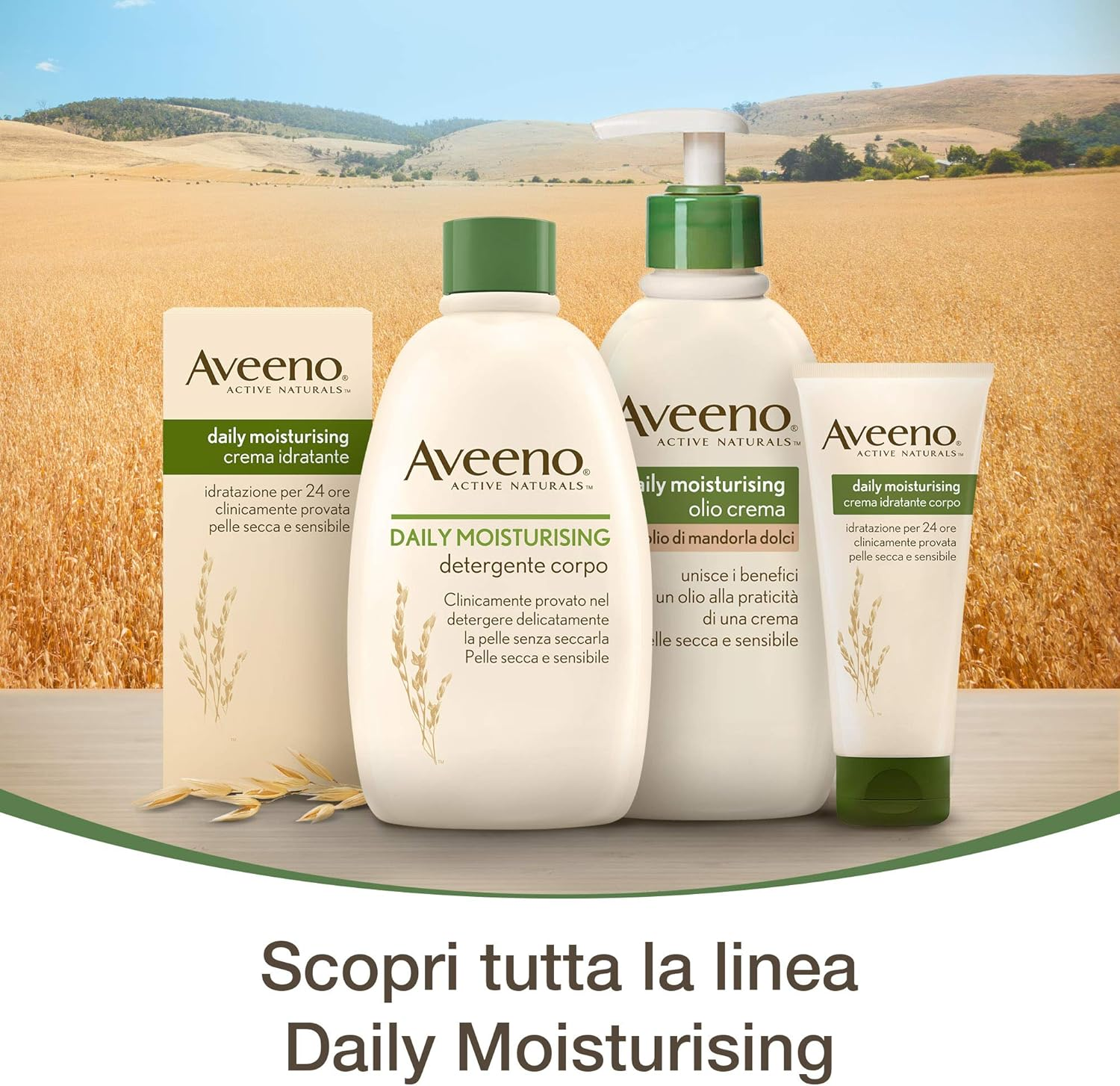 Aveeno. Bath Gel Day Cleanser Lightly Scented Natural Oatmeal Suitable for Dry And/Or Sensitive Skin 500Ml image number 5