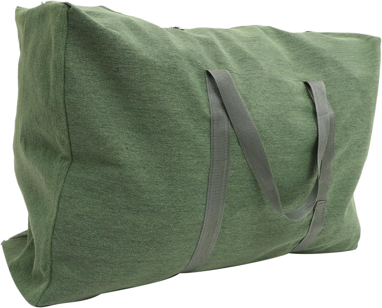 GALPADA Large Duffle Bag Canvas Travel Luggage Bag Olive Green Thickened Military-Style Large Capacity for Clothes Bedding Storage and Travel Random Color image number 1