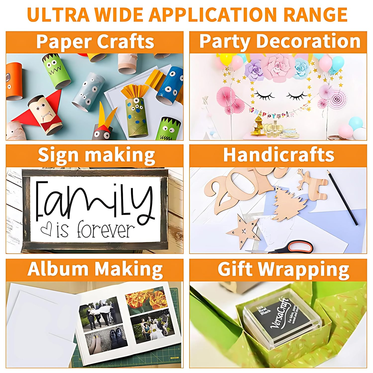 25 Sheets of A4 Clear Double-Sided Tape, Extra-Strong Adhesive with Yellow Liner for DIY, Crafts, Party Decor, and Home Decorative Tape image number 5