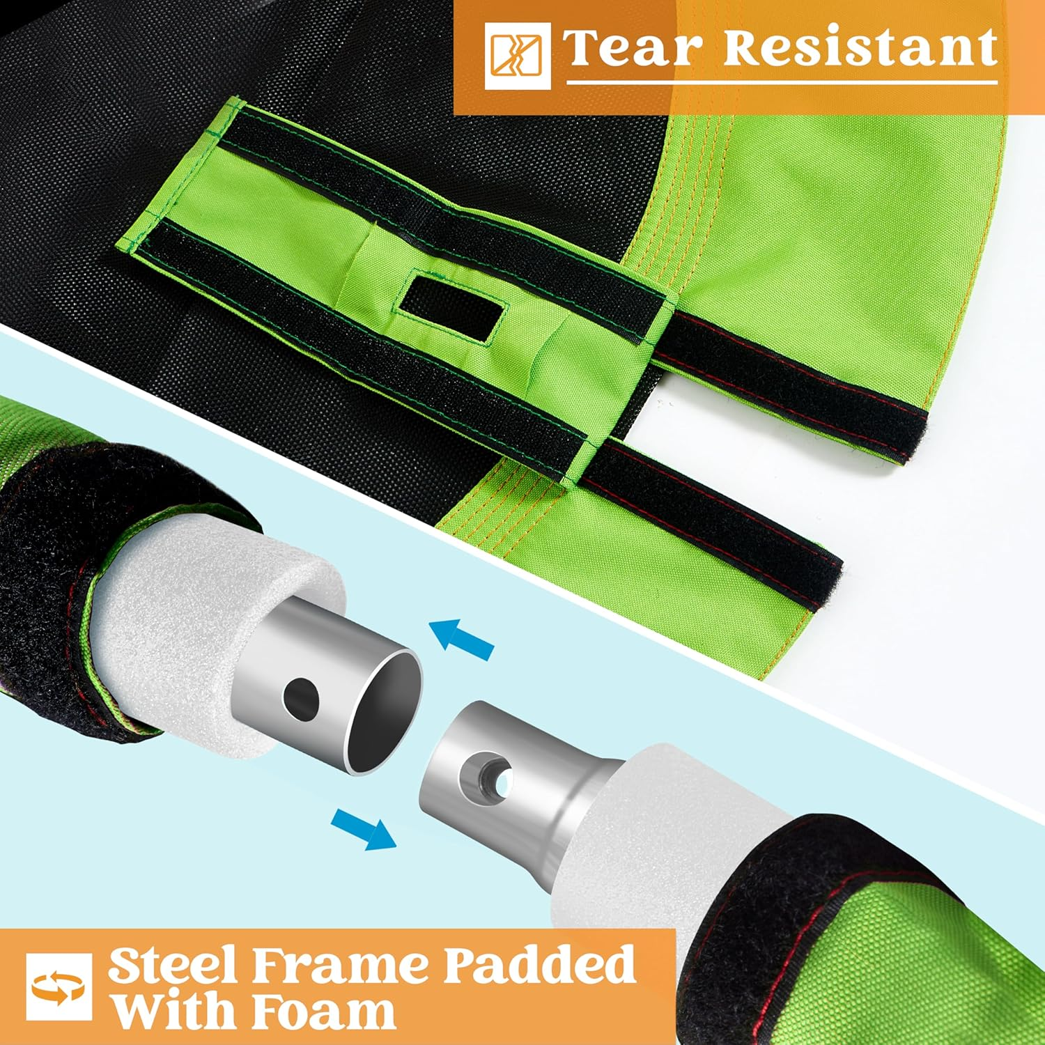 TURFEE 40" Saucer Tree Swing for Kids - 700Lb Weight Capacity, 900D Waterproof Oxford Fabric Platform Swing Seat with Adjustable Ropes for Kids Playground Outdoor Activity Backyard Fun (Rainbow)