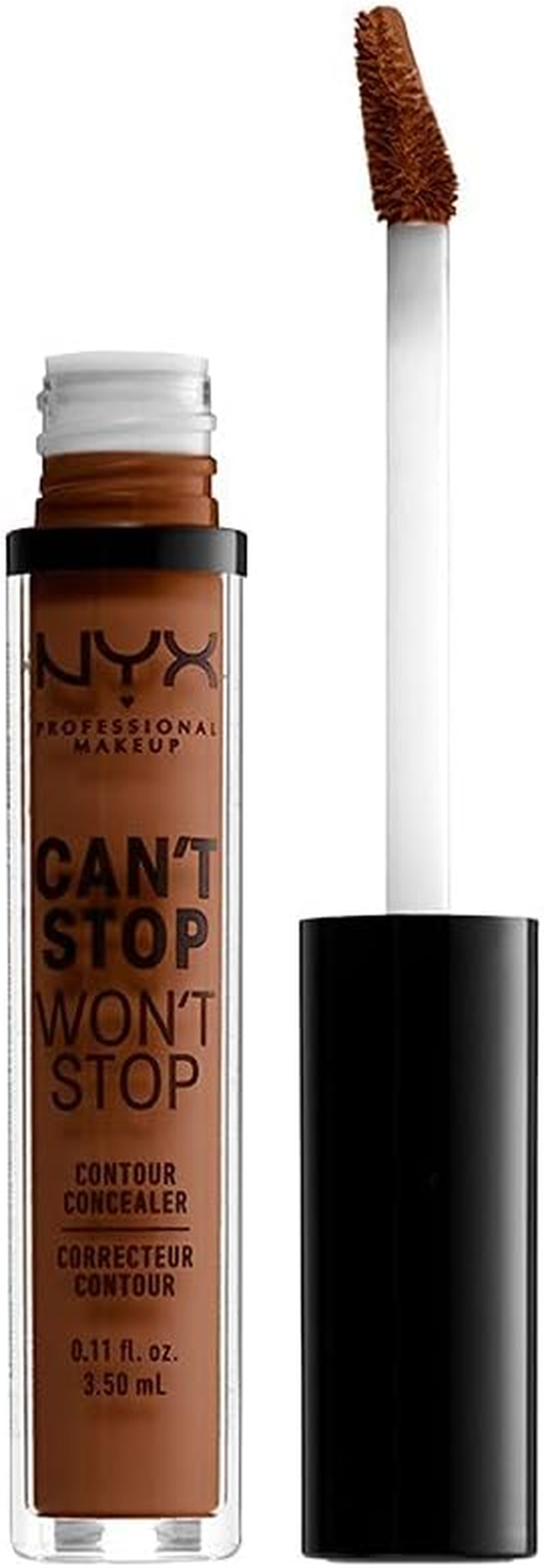 NYX Professional Makeup, Concealer, Camouflaging and Contouring, Can'T Stop Won'T Stop, 3.5 Ml, Light Ivory image number 4