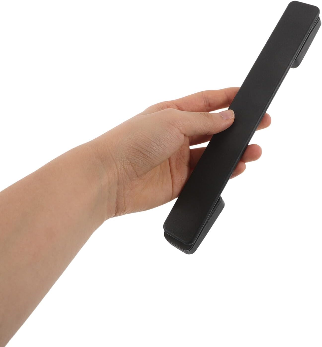 COLLBATH 2Pcs Black Plastic Luggage Handle Replacement with Ergonomic Grip for Comfortable Travel Wear-Resistant Suitcase Pulls for Heavy Luggage Seamless Integration with All Suitcase image number 4